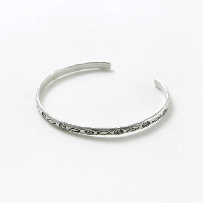 Ladies Bracelets with Red Spinel-PHADUA / Karen Silver Bangle / 1439