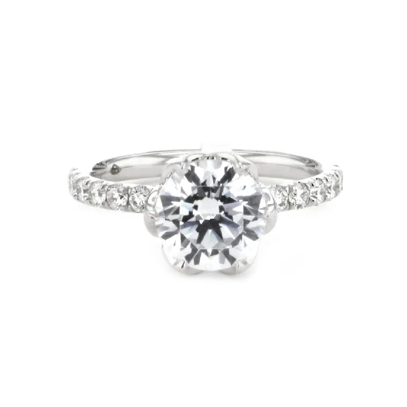 Ladies Gentle Glow Engagement Rings -0.39 ctw Diamond Solitaire Engagement Ring