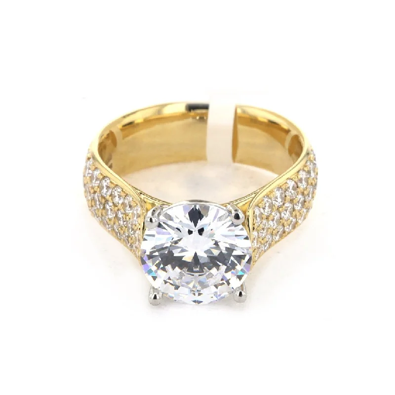 Ladies Feather Light Engagement Rings -0.96 ctw Diamond Solitaire Engagement Ring