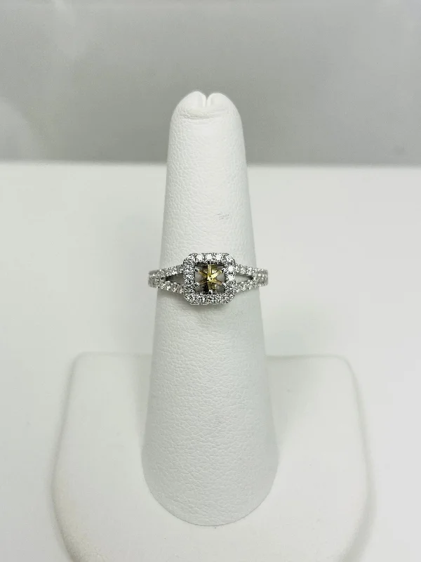 Ladies Budget Charm Engagement Rings -New! 14k White Gold Natural Diamond Engagement Ring Mount