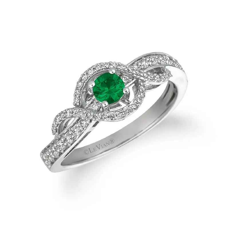 Ladies Rings Fine Spark-Le Vian New Emerald Ring TQXM 22NE