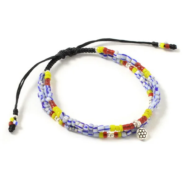 Ladies Bracelets Twisted Shine-PHADUA / Multi Handmade Beaded Bracelets