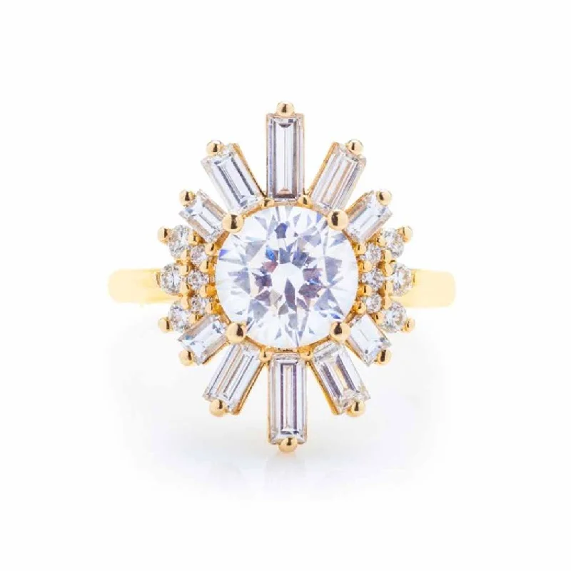 Ladies Marquise Flash Engagement Rings -1.54 ctw Diamond Halo Engagement Ring