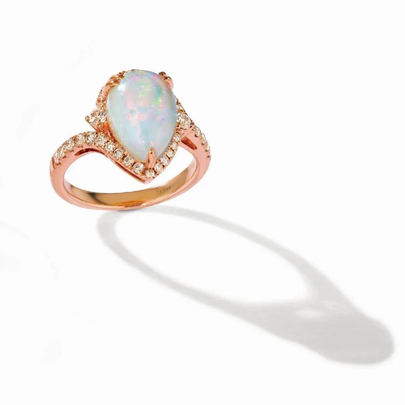 Ladies Rings for Friend Spark-Le Vian Creme Brulee® Opal and Diamond Ring TRLN 14