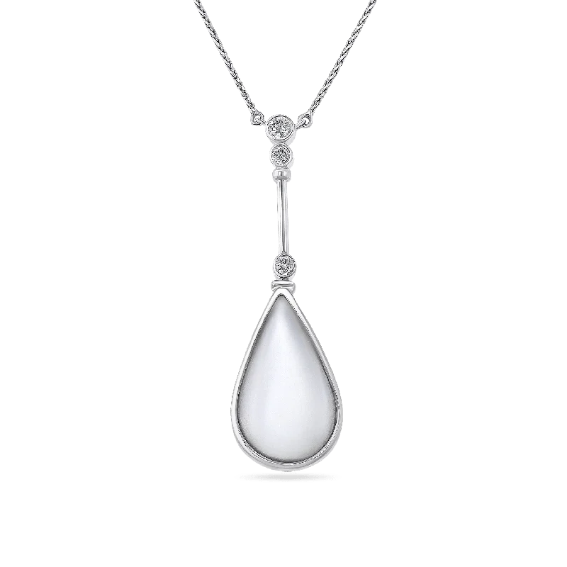 Ladies Necklaces for Mom Spark-Dew Drop Necklace