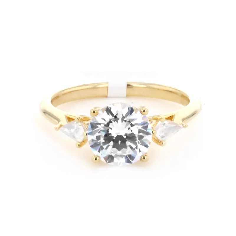 Ladies Artisan Crafted Engagement Rings -0.20 ctw Diamond Solitaire Engagement Ring