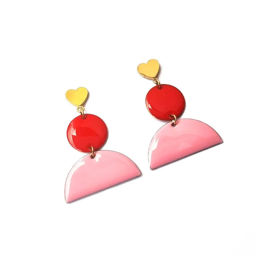 Ladies sunbeam glow earrings -Middle Child Earrings - Bisous