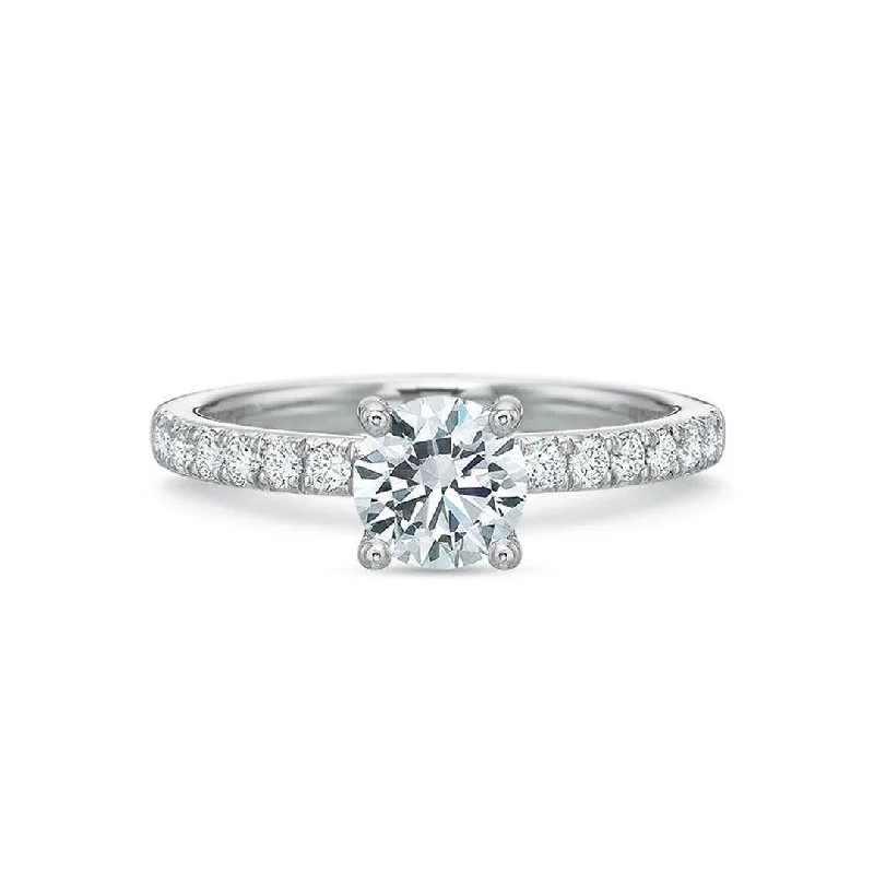 Ladies Joy Flash Engagement Rings -0.23 ctw Diamond Solitaire Engagement Ring