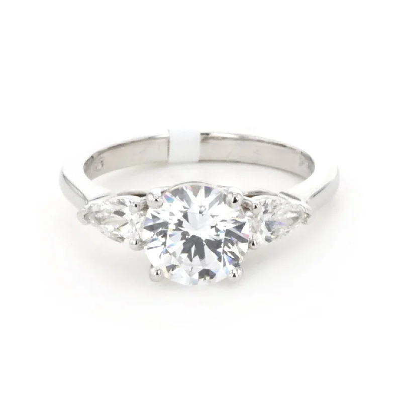 Ladies Heirloom Antique Engagement Rings -0.46 ctw Diamond Three-Stone Engagement Ring