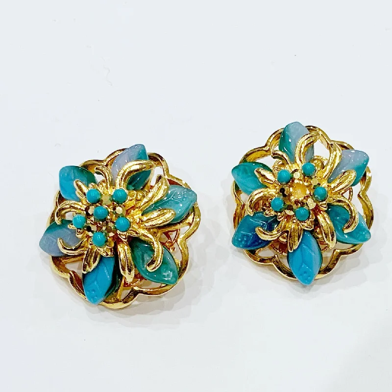 Ladies frosty winter earrings -Estate Collection Jose & Maria Barrera Earrings