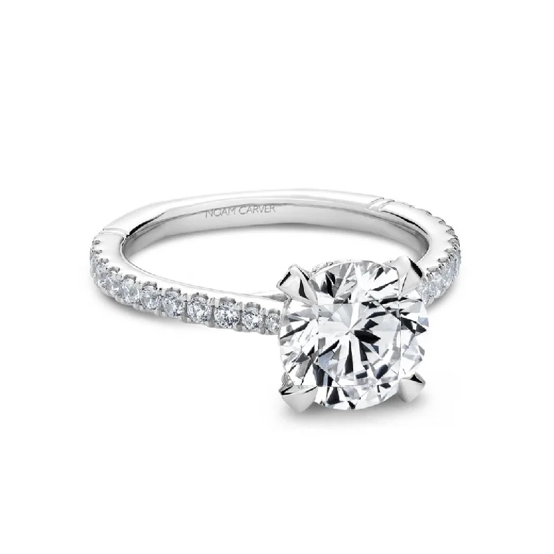 Ladies Prism Hue Engagement Rings -0.44 ctw Diamond Solitaire Engagement Ring