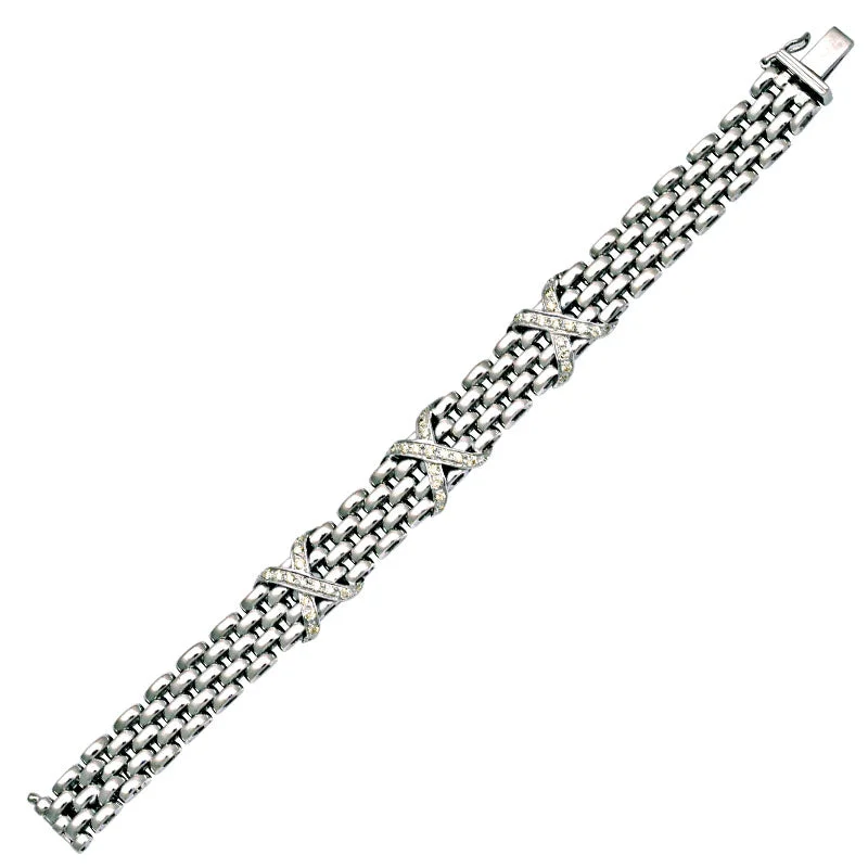 Ladies Bracelets with Square Glow-Bracelet-Diamond