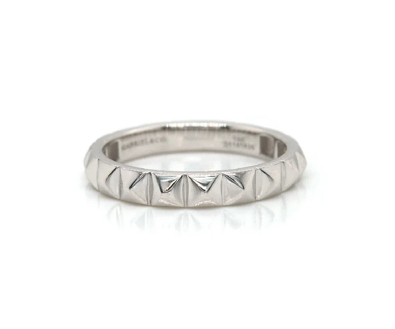 Ladies Rings Eternity Spark-New Gabriel & Co. Pyramid Stud Band Ring in 14K