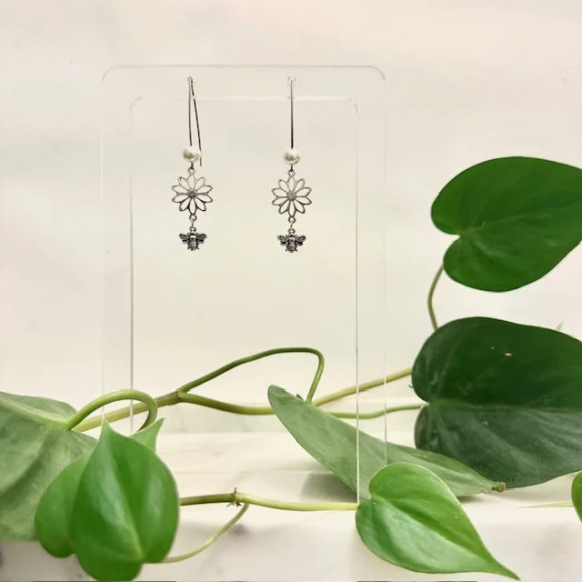 Ladies festive holiday earrings -Arch Earrings - Springtime Nectar