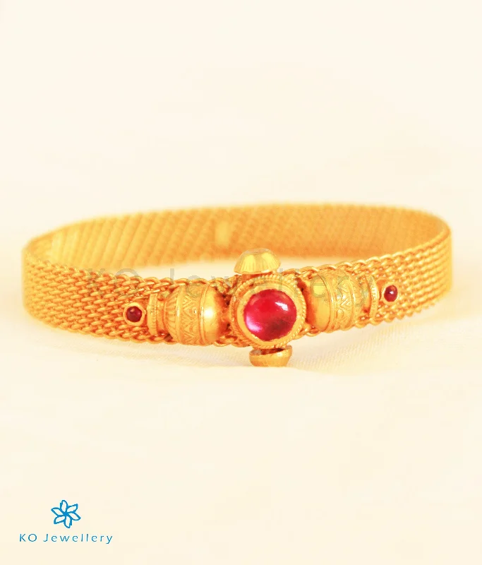 Ladies Bracelets with Sunny Citrine-The Abhita Silver Bracelet (Size/2.2/2.6/2.8)