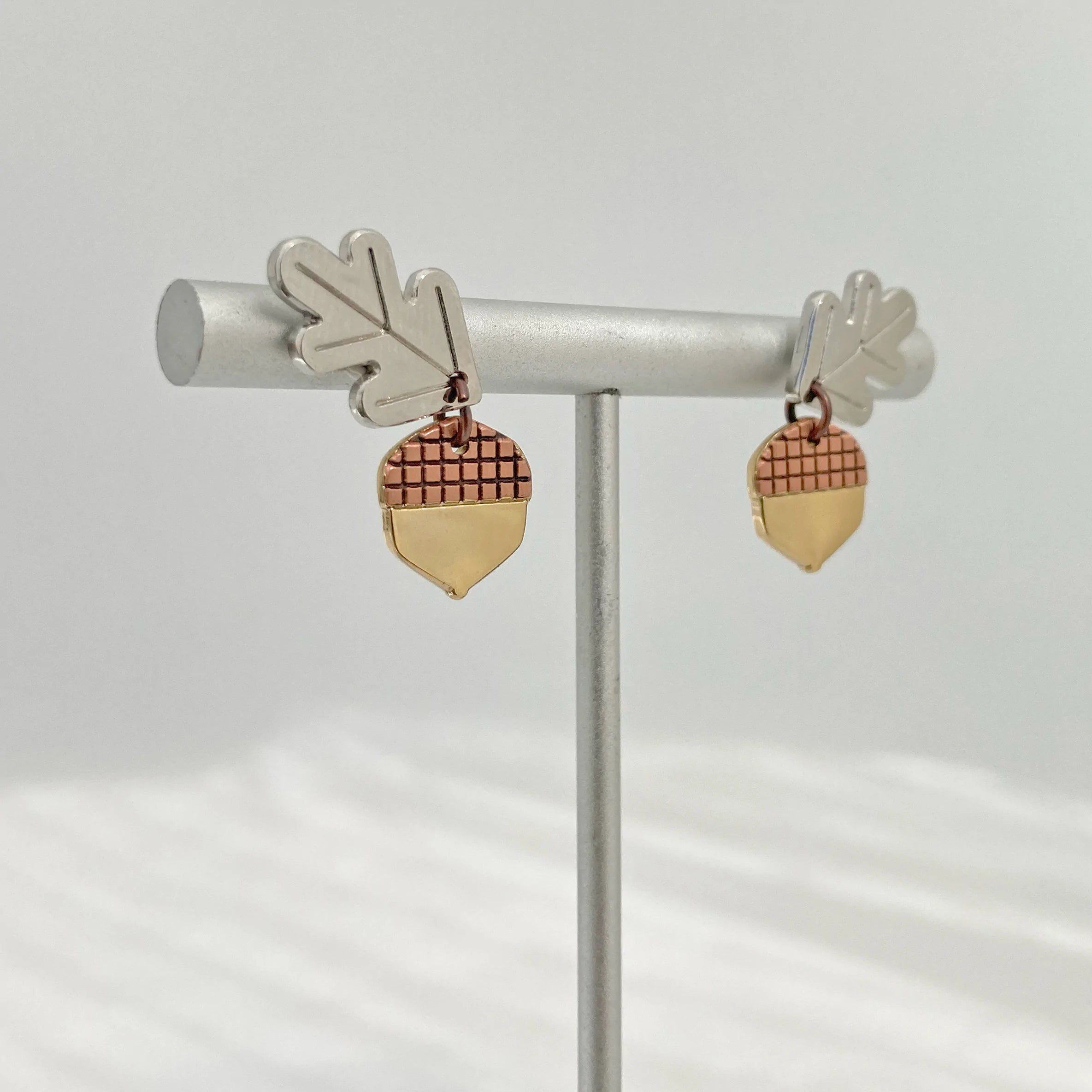 Ladies canine loyalty earrings -Amar & Riley Earrings - Oak