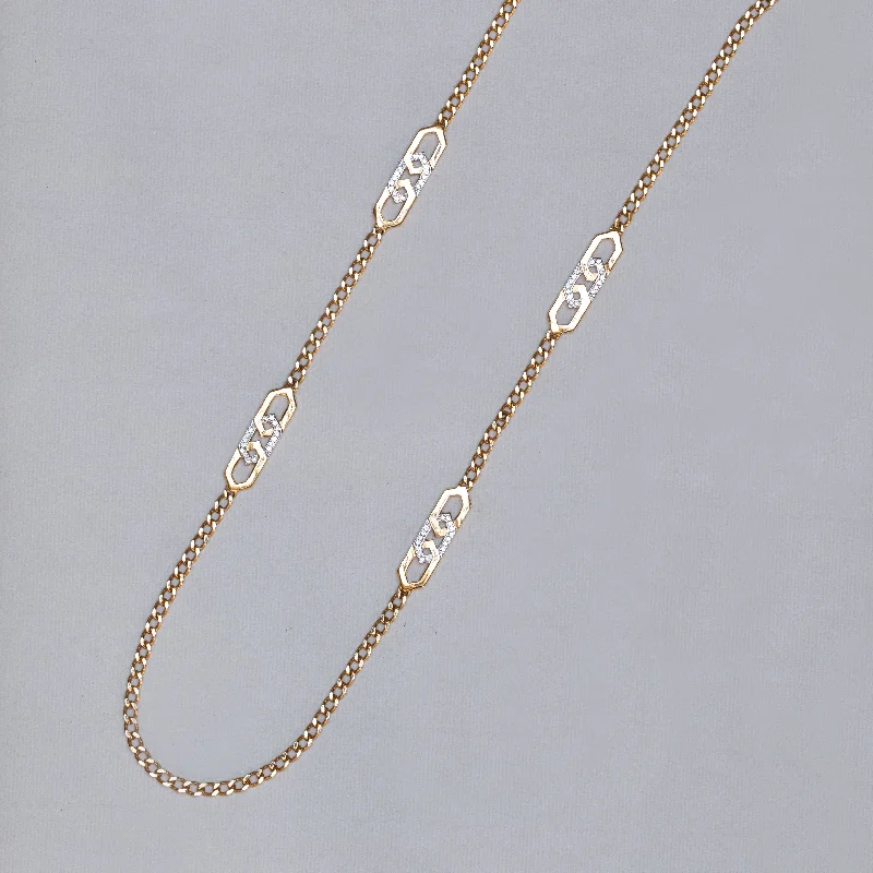 Ladies Necklaces for Evening Spark-Vintage Givenchy Gold Chain Necklace