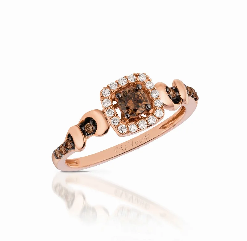 Ladies Rings Matte Glow-Le Vian Chocolatier® Ring CENTER CHOCOLATE  TQML 8