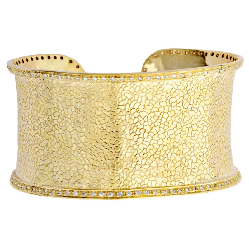 Ladies Bracelets Matte Glow-Cuff Bangle-Diamond