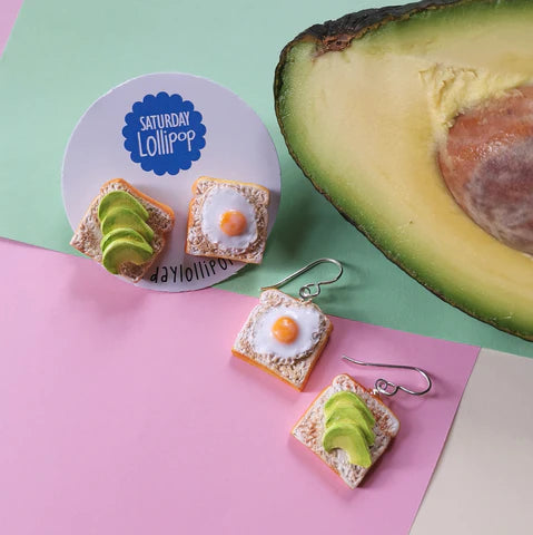 Ladies cosmic ripple earrings -Saturday Lollipop Earrings - Avo and Egg Toast