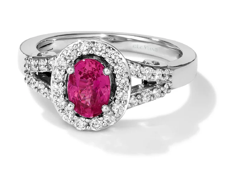 Ladies Rings for Office Shine-Le Vian Couture® Passion Ruby™ and Diamond Ring TRWI 3RUA