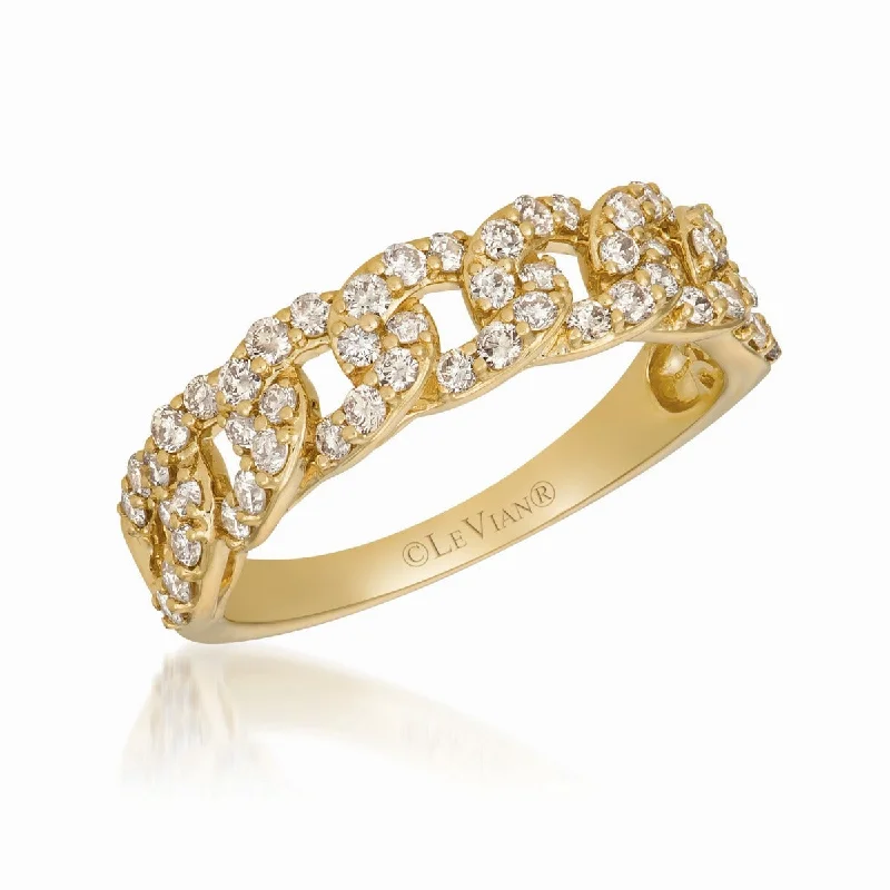 Ladies Rings for Niece Spark-Le Vian Creme Brulee® Diamond Ring in 14K Honey Gold TRKT 4