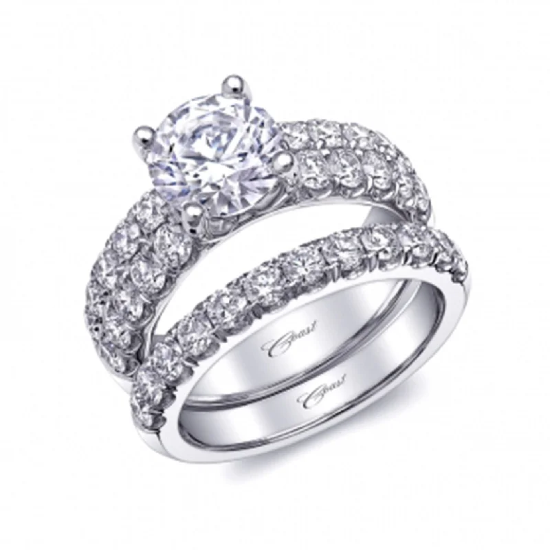 Ladies Zirconia Fire Engagement Rings -1.08 ctw Diamond Solitaire Engagement Ring