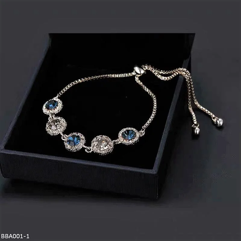 Ladies Bracelets for Night Glow-Vintage slider bracelet