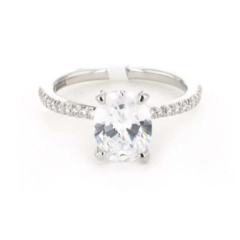 Ladies Whimsy Gleam Engagement Rings -0.18 ctw Diamond Solitaire Engagement Ring