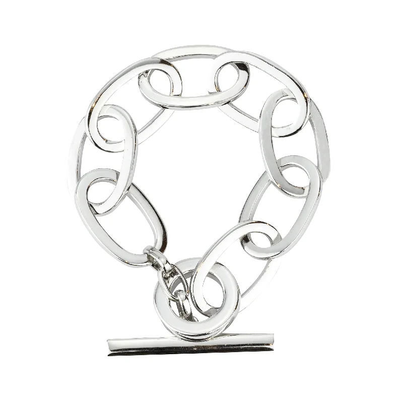 Ladies Bracelets for Travel Shine-Toggle Bracelet- Sterling Silver