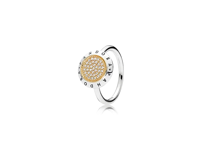 Ladies Rings Bold Shine-Pandora Signature Ring, Clear CZ 196231CZ