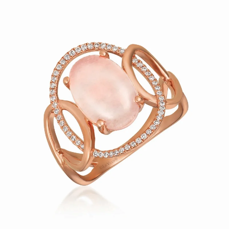 Ladies Rings for Pioneer Glow-Le Vian®  Pink Orchid Quartz™ and Diamond Ring  GECR 69