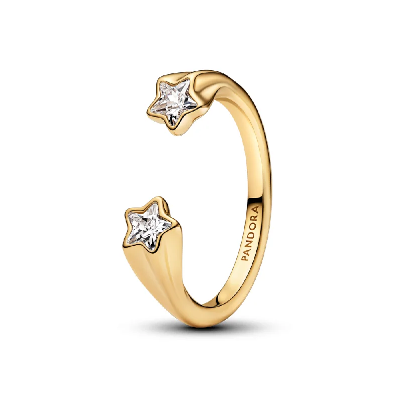 Ladies Rings for Leader Spark-Shooting Stars Open Ring 163582C01