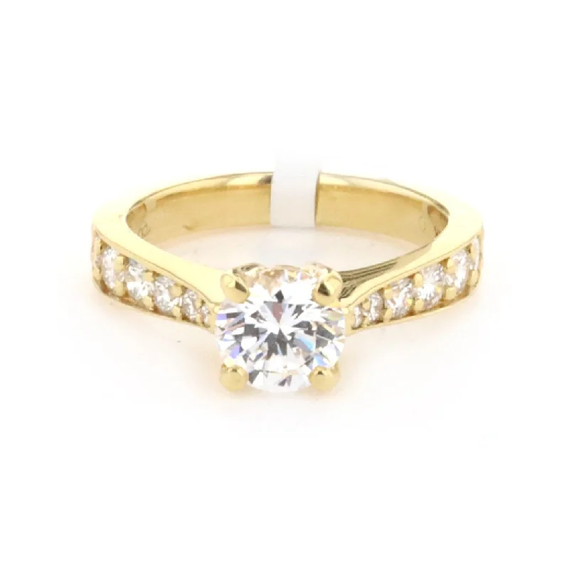 Ladies Tender Sentiment Engagement Rings -0.51 ctw Diamond Solitaire Engagement Ring