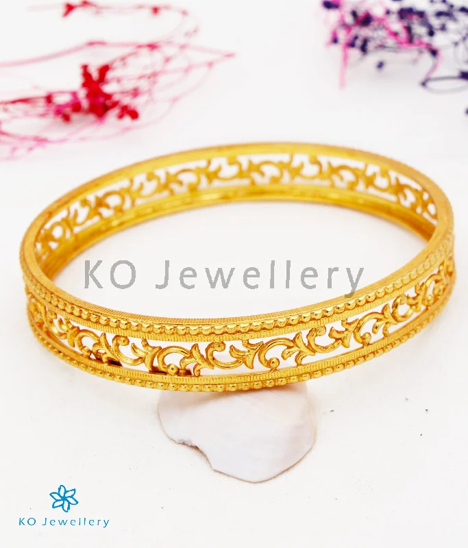 Ladies Bracelets for Kin Glow-The Kamya Silver Bangle (Size/2.2/2.4/2.6/2.8)