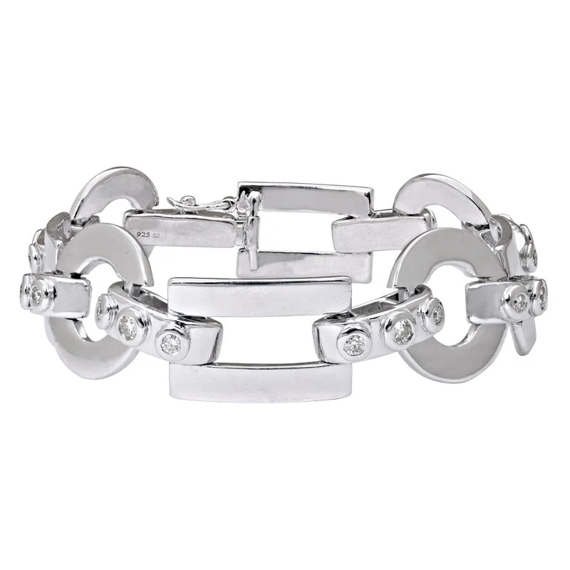 Ladies Bracelets with Lock Shine-Bracelet-Diamond