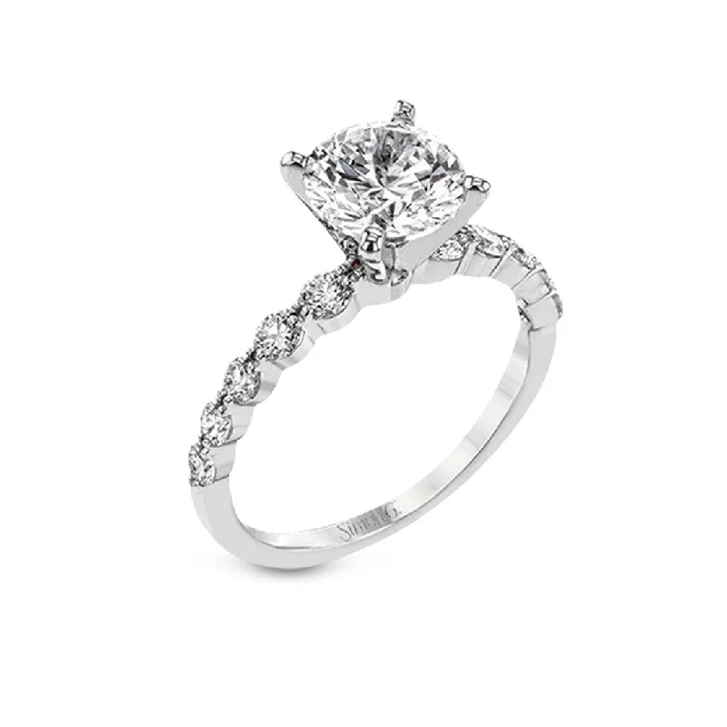 Ladies Earthy Nature Engagement Rings -0.50 ctw Diamond Solitaire Engagement Ring