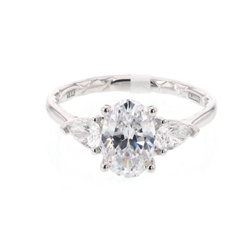 Ladies Majestic Gem Engagement Rings -0.60 ctw Diamond Three-Stone Engagement Ring