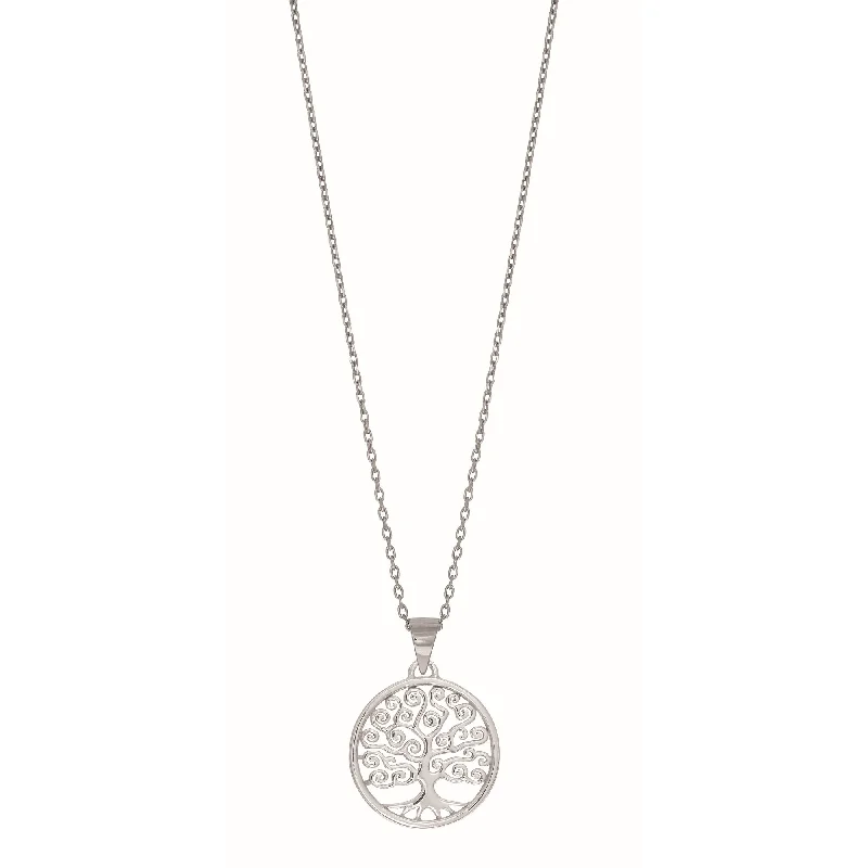 Ladies Necklaces for Dream Glow-Silver Tree of Life Necklace