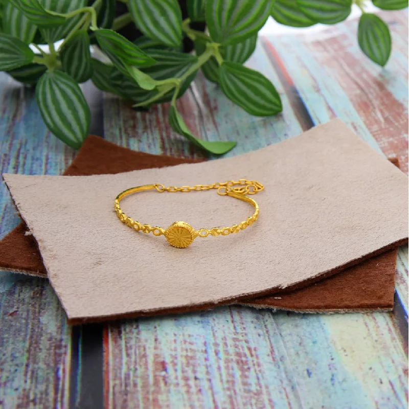 Ladies Bracelets for Activist Glow-Gold Baby Bangle 21KT - FKJBNG21KM9982