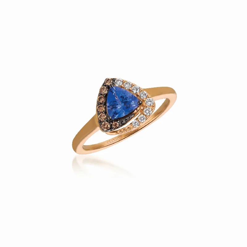 Ladies Rings Dual Glow-Le Vian Chocolatier® Ring with Blueberry Tanzanite® TQSC 13