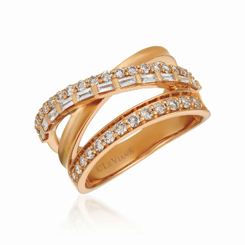 Ladies Rings with Crescent Spark-Le Vian Creme Brulee® Diamond Ring TRDF 15