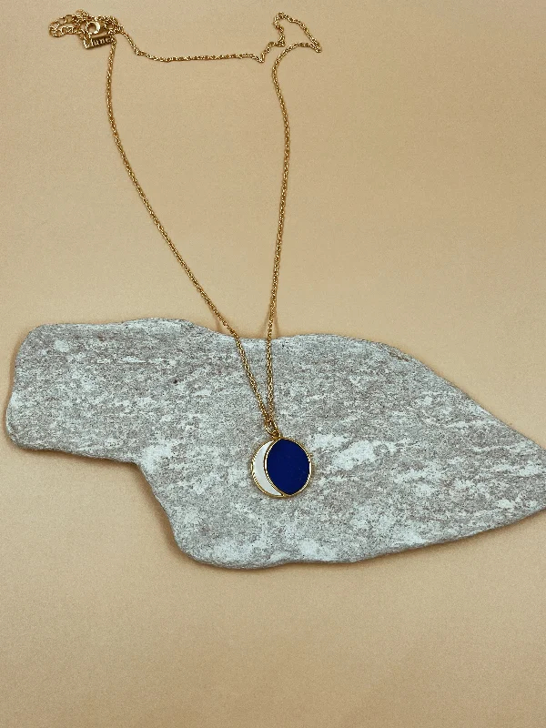 Ladies Necklaces for Student Glow-Big Night Of The Blue Moon Necklace