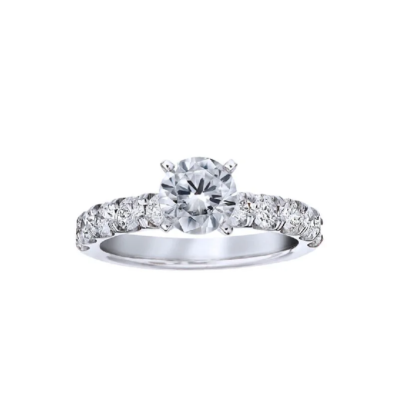 Ladies Birthstone Bliss Engagement Rings -0.90 ctw Diamond Solitaire Engagement Ring