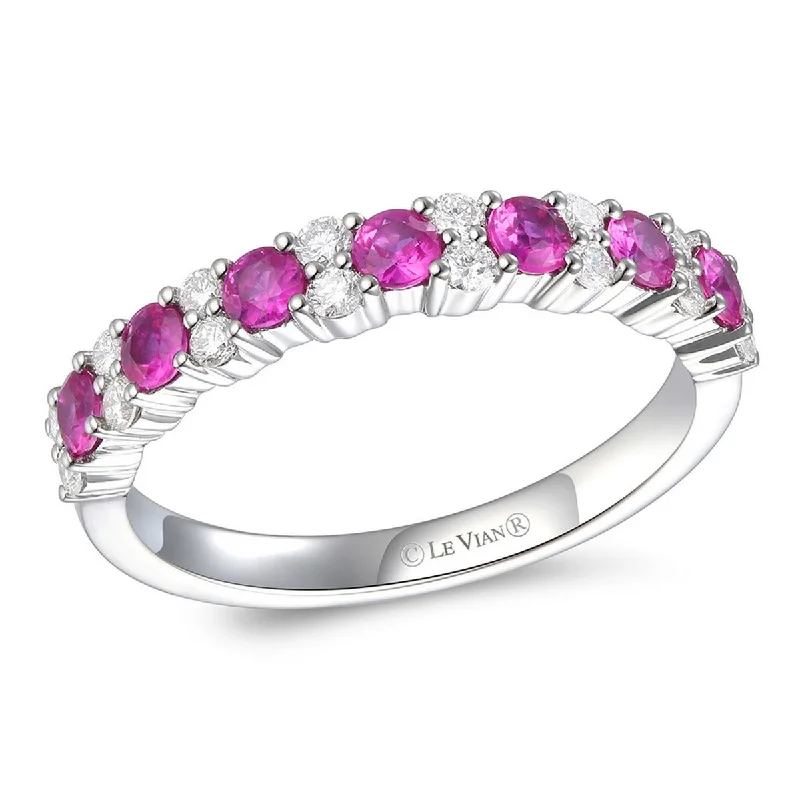 Ladies Rings Thin Spark-Le Vian® Passion Ruby™ and Diamond Ring TRQV 1