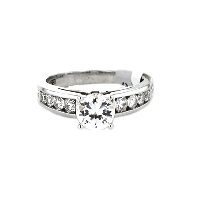 Ladies Earthy Nature Engagement Rings -0.46 ctw Diamond Solitiaire Engagement Ring