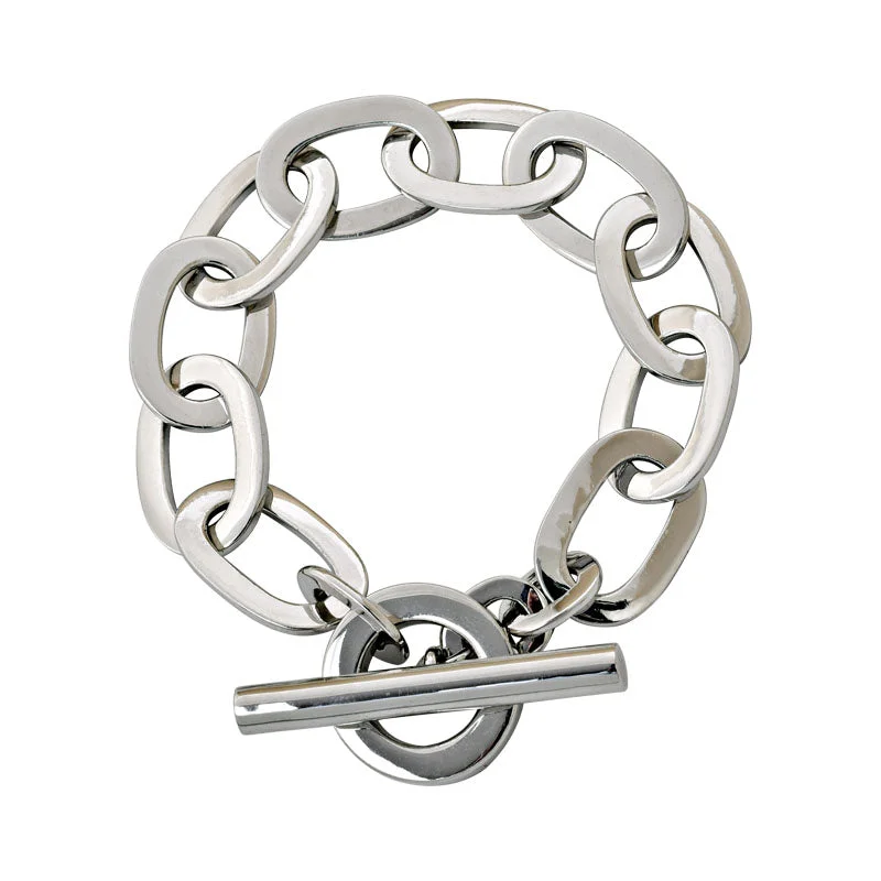 Ladies Bracelets for Nurse Glow-Toggle Bracelet- Sterling Silver