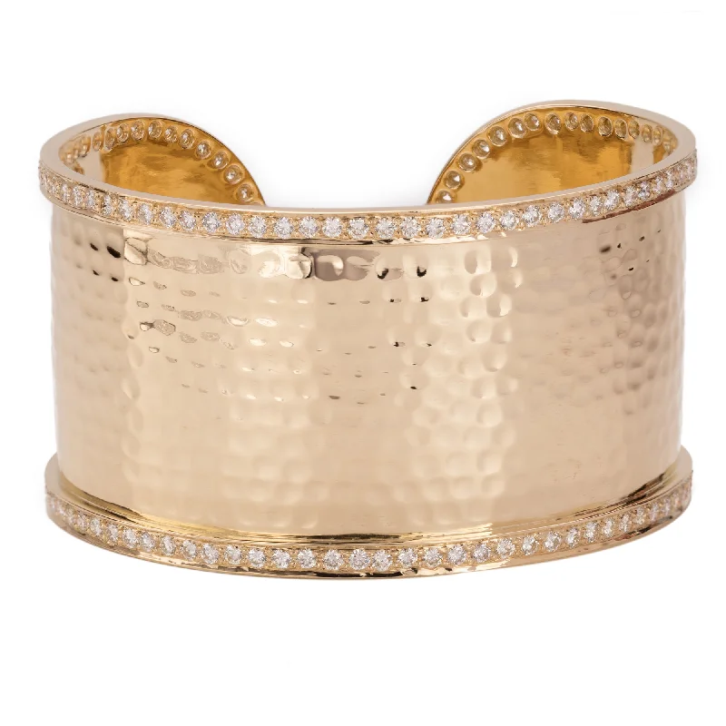 Ladies Bracelets for Design Shine-Cuff Bangle - Diamond