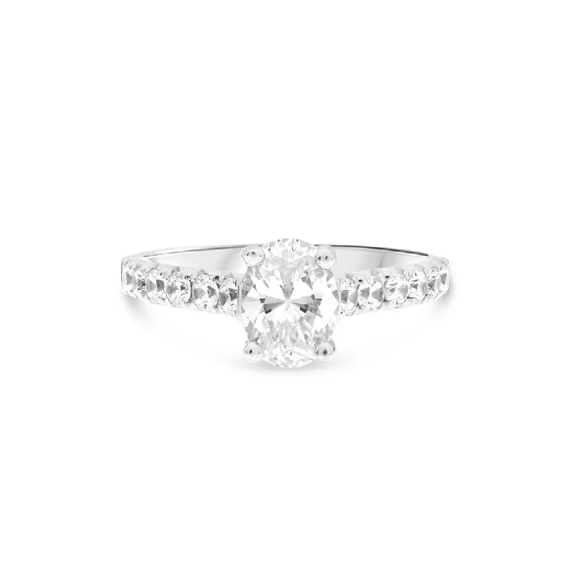 Ladies Rare Unique Engagement Rings -0.53 ctw Diamond Solitaire Engagement Ring