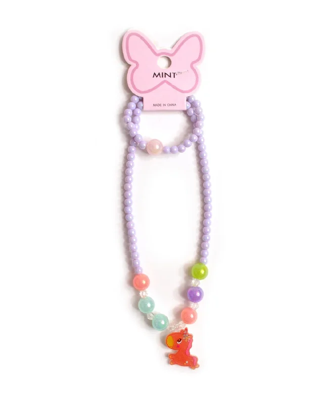 Ladies Necklaces Timeless Shine-Sweet Unicorn Kids Necklace